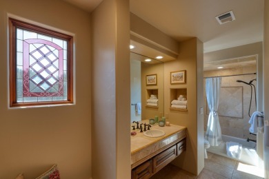 Open Sat 11-2, Sun 1-3. Discover unparalleled luxury in this on Paa-Ko Ridge Golf Club  in New Mexico - for sale on GolfHomes.com, golf home, golf lot