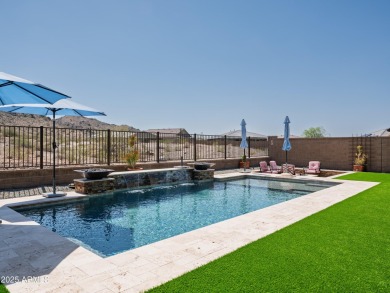 Perched on a premium view lot in Estrella Mountain Ranch, this on Estrella Mountain Ranch Golf Course in Arizona - for sale on GolfHomes.com, golf home, golf lot