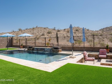 Perched on a premium view lot in Estrella Mountain Ranch, this on Estrella Mountain Ranch Golf Course in Arizona - for sale on GolfHomes.com, golf home, golf lot