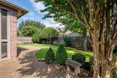 Let the golf cart paths welcome you to this refined single-story on Stonebridge Ranch Country Club in Texas - for sale on GolfHomes.com, golf home, golf lot