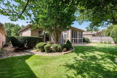 Let the golf cart paths welcome you to this refined single-story on Stonebridge Ranch Country Club in Texas - for sale on GolfHomes.com, golf home, golf lot
