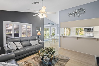 Step into this bright and inviting home featuring a formal on Timber Pines Golf Course in Florida - for sale on GolfHomes.com, golf home, golf lot