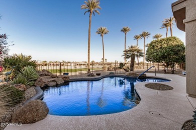 This stunning 4-bed, 3-bath extended Borgata with a private on Cimarron Golf Club in Arizona - for sale on GolfHomes.com, golf home, golf lot