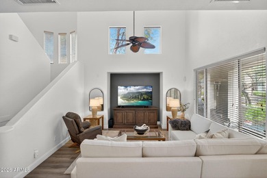 Beautifully fully updated 2 bedroom, 2.5 bath, with den villa in on Las Sendas Golf Club in Arizona - for sale on GolfHomes.com, golf home, golf lot