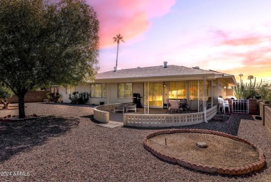 Beautiful Sun City 3 bedroom Stanford model, popular North South on PalmBrook Country Club in Arizona - for sale on GolfHomes.com, golf home, golf lot