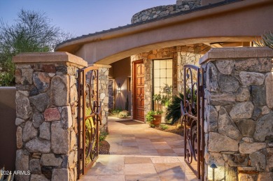 European masterpiece with stunning mountain, Valley and sunset on Desert Mountain Golf Club - Renegade Course in Arizona - for sale on GolfHomes.com, golf home, golf lot