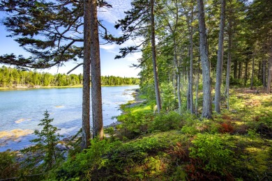 This parcel of waterfront land is perched up and out of the on Tarratine Golf Club in Maine - for sale on GolfHomes.com, golf home, golf lot