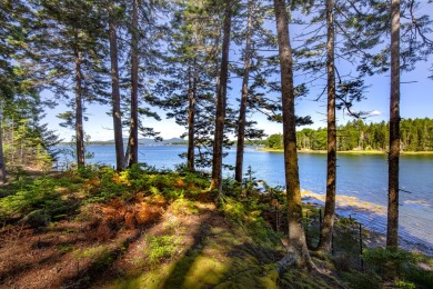 This parcel of waterfront land is perched up and out of the on Tarratine Golf Club in Maine - for sale on GolfHomes.com, golf home, golf lot