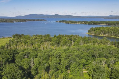 This parcel of waterfront land is perched up and out of the on Tarratine Golf Club in Maine - for sale on GolfHomes.com, golf home, golf lot