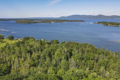 This parcel of waterfront land is perched up and out of the on Tarratine Golf Club in Maine - for sale on GolfHomes.com, golf home, golf lot