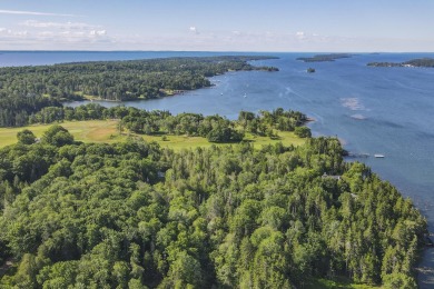 This parcel of waterfront land is perched up and out of the on Tarratine Golf Club in Maine - for sale on GolfHomes.com, golf home, golf lot