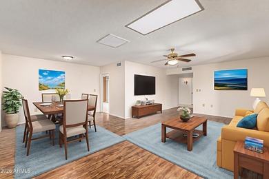 Welcome to relaxed desert living in the heart of Sun City, one on Sun City Lakes West and East in Arizona - for sale on GolfHomes.com, golf home, golf lot