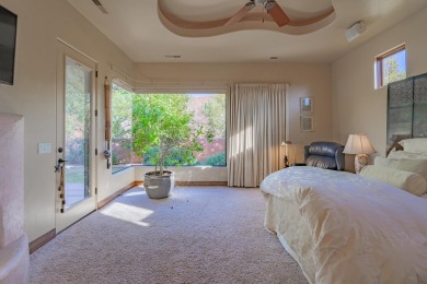 Experience luxurious living in this exquisite AJ Construction on Entrada at Snow Canyon in Utah - for sale on GolfHomes.com, golf home, golf lot