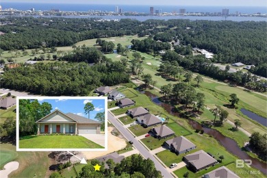 This stunning coastal home overlooks hole # 3 on Gulf Shores on The Golf Club of the Wharf in Alabama - for sale on GolfHomes.com, golf home, golf lot