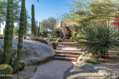 Tucked away in a serene and sequestered setting, meandering over on The Boulders Resort Golf Club in Arizona - for sale on GolfHomes.com, golf home, golf lot