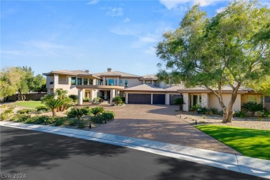 Experience luxury living in this palatial estate with over an on Southern Highlands Golf Club in Nevada - for sale on GolfHomes.com, golf home, golf lot