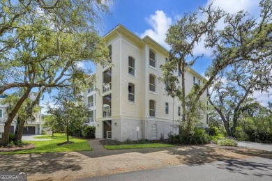 The view of Jekyll Harbor takes center stage in this 3 bedroom 3 on Jekyll Island Golf Club in Georgia - for sale on GolfHomes.com, golf home, golf lot