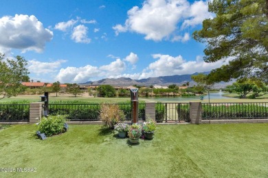 Incredible Views of Hole #3 SaddleBrooke, Lake & Mountains await on Saddlebrooke Golf Course in Arizona - for sale on GolfHomes.com, golf home, golf lot