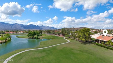 Incredible Views of Hole #3 SaddleBrooke, Lake & Mountains await on Saddlebrooke Golf Course in Arizona - for sale on GolfHomes.com, golf home, golf lot