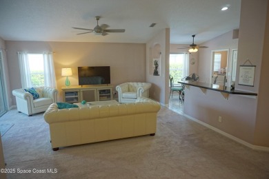 This 3 bedroom 2 bathroom home with high ceilings and relaxing on Majors Golf Club At Bayside Lakes in Florida - for sale on GolfHomes.com, golf home, golf lot