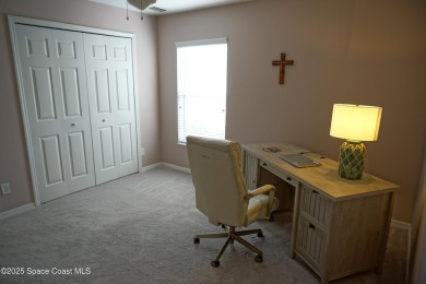 This 3 bedroom 2 bathroom home with high ceilings and relaxing on Majors Golf Club At Bayside Lakes in Florida - for sale on GolfHomes.com, golf home, golf lot