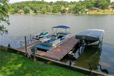 Welcome home to this one of a kind custom Lake Mohawk waterfront on Lake Mohawk Golf Club in Ohio - for sale on GolfHomes.com, golf home, golf lot