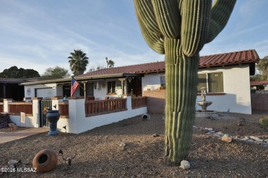 Desert oasis with Spanish Revival charm in Green Valley's on Haven Golf Club in Arizona - for sale on GolfHomes.com, golf home, golf lot