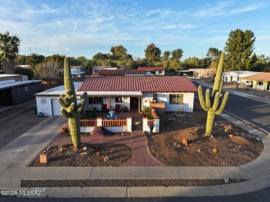 Desert oasis with Spanish Revival charm in Green Valley's on Haven Golf Club in Arizona - for sale on GolfHomes.com, golf home, golf lot