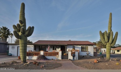 Desert oasis with Spanish Revival charm in Green Valley's on Haven Golf Club in Arizona - for sale on GolfHomes.com, golf home, golf lot