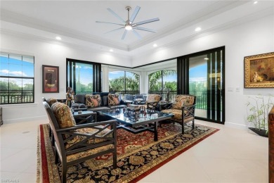 TOP FLOOR PENTHOUSE WITH PRIVATE VIEWS OF THE FIRST HOLE AND TWO on Tuscany Reserve in Florida - for sale on GolfHomes.com, golf home, golf lot