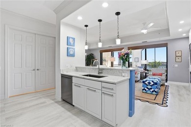 Experience refined beachfront living from the fifth floor of on Miromar Lakes Golf Club in Florida - for sale on GolfHomes.com, golf home, golf lot