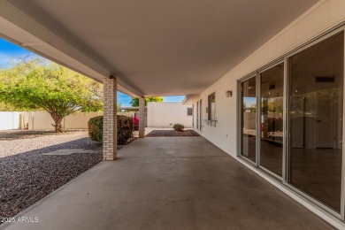 Three bedrooms, 2 bathrooms await you in this home nestled on a on Sun City Lakes West and East in Arizona - for sale on GolfHomes.com, golf home, golf lot