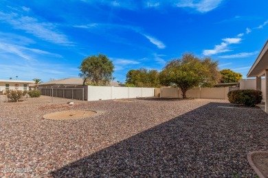 Three bedrooms, 2 bathrooms await you in this home nestled on a on Sun City Lakes West and East in Arizona - for sale on GolfHomes.com, golf home, golf lot