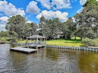 Uncommon riverfront home site in the popular and amenity-rich on Carolina National Golf Club in North Carolina - for sale on GolfHomes.com, golf home, golf lot