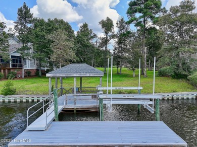 Uncommon riverfront home site in the popular and amenity-rich on Carolina National Golf Club in North Carolina - for sale on GolfHomes.com, golf home, golf lot