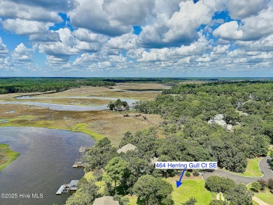 Uncommon riverfront home site in the popular and amenity-rich on Carolina National Golf Club in North Carolina - for sale on GolfHomes.com, golf home, golf lot