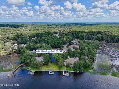 Uncommon riverfront home site in the popular and amenity-rich on Carolina National Golf Club in North Carolina - for sale on GolfHomes.com, golf home, golf lot