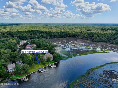 Uncommon riverfront home site in the popular and amenity-rich on Carolina National Golf Club in North Carolina - for sale on GolfHomes.com, golf home, golf lot