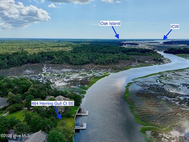 Uncommon riverfront home site in the popular and amenity-rich on Carolina National Golf Club in North Carolina - for sale on GolfHomes.com, golf home, golf lot