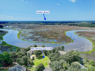 Uncommon riverfront home site in the popular and amenity-rich on Carolina National Golf Club in North Carolina - for sale on GolfHomes.com, golf home, golf lot