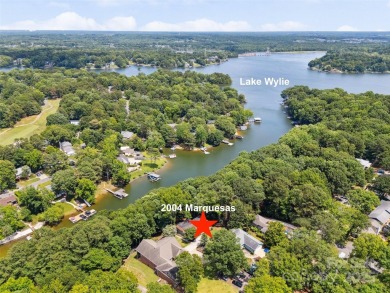 Waterfront on Lake Wylie in Tega Cay, SC. Great Dock Design! on Tega Cay Golf Club in South Carolina - for sale on GolfHomes.com, golf home, golf lot