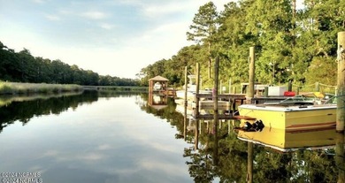 A beautifully, wooded lot with Creek views. Situated at the back on Minnesott Golf and Country Club in North Carolina - for sale on GolfHomes.com, golf home, golf lot