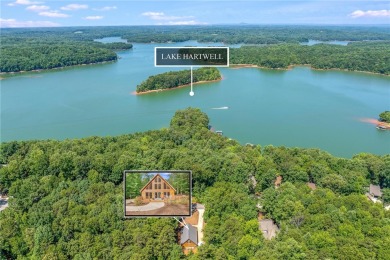 Discover a newer home opposite Hartwell Lake, boasting seasonal on The Trail At Chickasaw Pointe in South Carolina - for sale on GolfHomes.com, golf home, golf lot