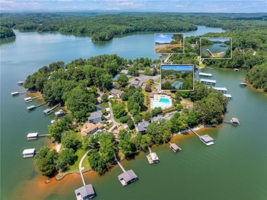 Discover a newer home opposite Hartwell Lake, boasting seasonal on The Trail At Chickasaw Pointe in South Carolina - for sale on GolfHomes.com, golf home, golf lot