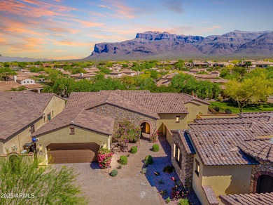 Get ready to live like royalty-at the home with the best view in on Superstition Mountain Club - Lost Gold in Arizona - for sale on GolfHomes.com, golf home, golf lot