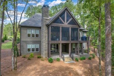 This, luxurious home is located in the sought-after Creek on Reynolds Lake Oconee - The Oconee in Georgia - for sale on GolfHomes.com, golf home, golf lot