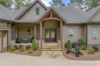 This, luxurious home is located in the sought-after Creek on Reynolds Lake Oconee - The Oconee in Georgia - for sale on GolfHomes.com, golf home, golf lot