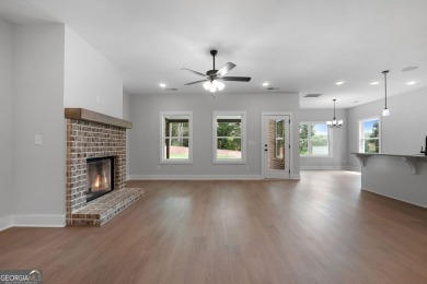 All Brick 5-BEDROOM home 3,213 sq. ft.  in prestigious Lake Dow on Canongate At Georgia National Golf Club in Georgia - for sale on GolfHomes.com, golf home, golf lot