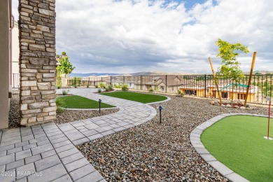 NEW HOME!!!!  2025 - MOVE_IN READY. Beautiful backyard landscape on Prescott Lakes Golf and Country Club in Arizona - for sale on GolfHomes.com, golf home, golf lot