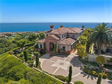 Indulge in elegant coastal living at this opulent ocean-view on Pelican Hill Golf Club in California - for sale on GolfHomes.com, golf home, golf lot